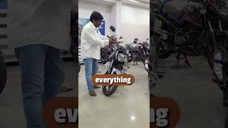 1st CNG Bajaj Bike world cngbajaj bajaj125cng trending viral viralvideo trends [upl. by Ellinnet]