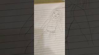 رسم فتاة سمراء انمي amapiano music dance dj remix youtubeshorts drawing الالوان art لوحه [upl. by Yrtnahc]