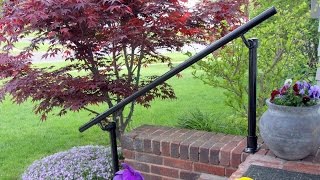 How to Install an Outdoor Handrail On Your Front Porch [upl. by Belicia175]