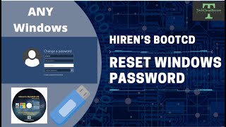 Windows Password Reset Using Hiren’s BootCD [upl. by Ellehsad]