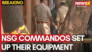 Blast Outside CRPF School  NSG Commandos Set Up Their Equipment  NewsX [upl. by Ruby]