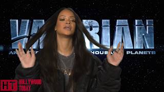 Rihanna Cried while filming Valerian with Luc Besson [upl. by Eittod]