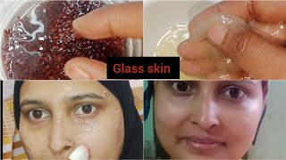 Flaxseed glass skin challengeskin care youtubevideoviral [upl. by Ygiaf]