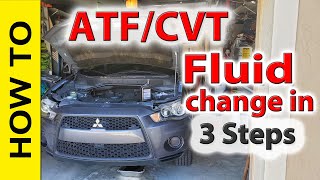 How to Change Automatic Transmission Fluid in Mitsubishi Outlander [upl. by Adianez]