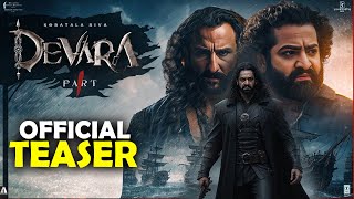 DEVARA Official Trailer  NTR  Koratala Shiva  Janhvi  Anirudh Ravichander  Telugu movies [upl. by Zeralda]