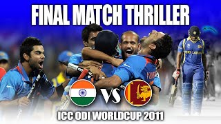 India vs Sri lanka 2011 Cricket World Cup Final match  HD Extended Highlights [upl. by May449]