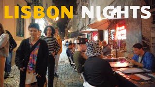 Lisbon’s Bairro Alto at Night A Walking Tour of Lisbon’s Vibrant Nightlife 🌃🎶🇵🇹 2024 [upl. by Poliard]