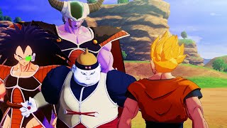 Dragon Ball Z Kakarot  All Revived Villain Fights King Cold Cell Jr Raditz Nappa Babidi Etc [upl. by Lynsey]