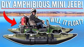 Will the mini jeep make it to Moab Ep6 Amphibious offroad THE END [upl. by Mikael]