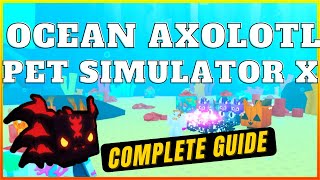 Axolotls OCEAN Complete Guide  Best Fusing Methods  Pet Simulator X Roblox [upl. by Ativad]