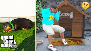 GTA 5  CHOP IS MISSING And Franklin LOSES it [upl. by Naitsabes]