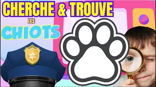 🐶 CHERCHE amp TROUVE les CHIOTS 🔍 JEU LUDIQUE pour PETITS 🎈 dessin anime enfant bébé maternelle [upl. by Onairot]