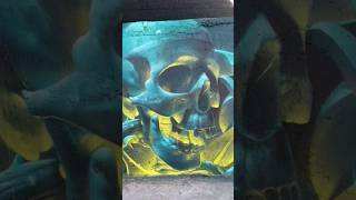 INCREDIBLE STREET ART MURAL 😱 streetart mural shorts [upl. by Siurtemed]