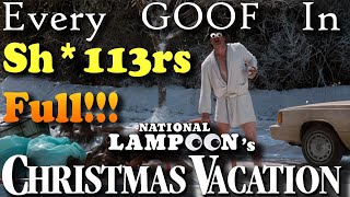 Every MISTAKE in National Lampoons Christmas Vacation 1989 [upl. by Suoirred742]