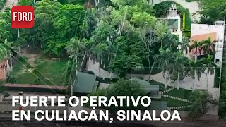 Autoridades despliegan fuerte operativo en Culiacán Sinaloa Las Noticias [upl. by Oj]