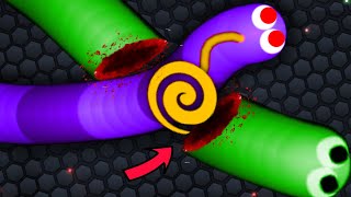 Slitherio Best Snake Moments vs Pro Snakes Epic Slitherio Gameplay [upl. by Florentia890]