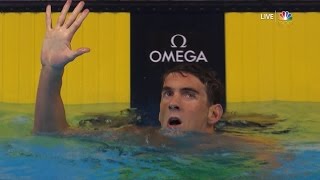 Olympic Swimming Trials  Michael Phelps Earns Spot In Rio 5th Games [upl. by Wobniar466]