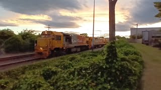 TranzAlpine train shunting action at CHCH station [upl. by Nevi195]