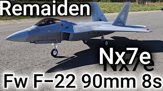 Freewing F22 90mm Raptor 8s Remaiden pilot John rcjets rchobby youtube rcjet rc rcpilot [upl. by Evad]