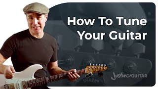 How to Tune Your Guitar For Beginners [upl. by Sheply631]