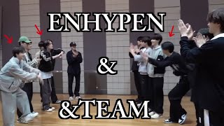 ＆TEAMとENHYPEN [upl. by Oslec]