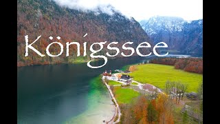 Königssee Lake by Drone 🇩🇪Germany🇩🇪 [upl. by Gennie]