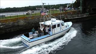 Blynman Canal Drawbridge Gloucester MA [upl. by Claudelle927]