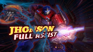 Johnson Solo Rank Musuh Tak Akan Bisa Menghindar  Mobile Legends Bang Bang [upl. by Mloc]