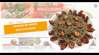 recette du ndolè au poulet et aux crevettes fraiches [upl. by Rosene]