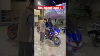 R15v3 Akrapovic Exhaust Sound 🔥 automobile trending viralshort r15 r15v3 yamaha bike [upl. by Schrader]