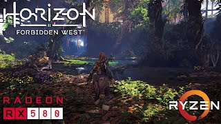 Horizon Forbidden West  RX 580  All Settings Tested [upl. by Salokcin]