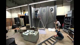 timelapse industrial and rain set building in photo studio [upl. by On]