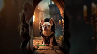 Toss a coin to your Witcher  frenchbulldog frenchie aiart [upl. by Tybalt]