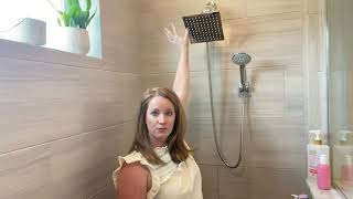 NearMoon Filtered Shower Head Review  SpaLike Experience at Home [upl. by Ahs]