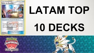 Top 10 Decks for Brazil With Decklists Pokemon TCG [upl. by Menon301]