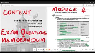 Public Administration N5 Module 4 Personnel Administration [upl. by Yesac]