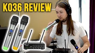 Fifine K036 Wireless Mic System Review [upl. by Demeter106]