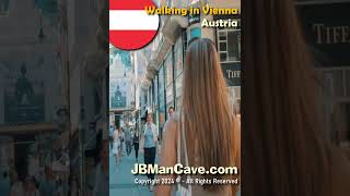 WALKING in VIENNA AUSTRIA 4K JBManCavecom Shorts [upl. by Airtina]