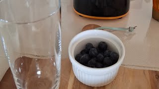 Banana blackberries Smoothie ASMR Silent WH [upl. by Henebry]