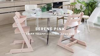 Stokke Tripp Trapp Serene pink highchair [upl. by Thoer586]