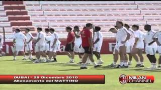 AC Milan in Dubai  Training 28122010 part 1 [upl. by Yelruc55]