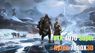 RTX 4070 Super  Ryzen 7 7800X3D  Test in God of War Ragnarök [upl. by Aehsa136]