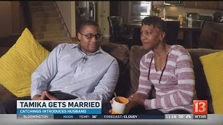 Tamika Catchings and her new husband [upl. by Anirbas]