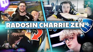 RADOSIN CHARRIE ZEN DEVANT LA PROD RLCS  Best of Rocket League FR 403 Réactions [upl. by Idaf]