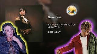 GRANDMA REACTS TO Nuketown · Ski Mask The Slump God x Juice WRLD [upl. by Asen]