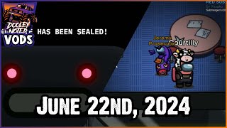 Death by AIAmong UsMinecraft  VOD from June 22nd 2024 [upl. by Llennahs]