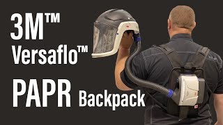 3M™ Versaflo™ PAPR Backpack SafetyQuip Australia Review [upl. by Orravan]