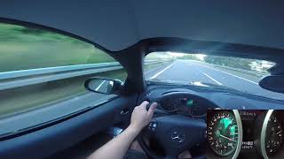 MercedesBenz SLK R171SLK 350 V6 272 PSTop Speed 271 kmhNo Speed LimitDrive on German Highway [upl. by Langham237]