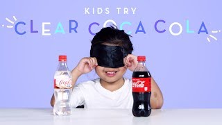 Kids Try Clear Coca Cola  Kids Try  HiHo Kids [upl. by Morita]