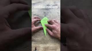 How to make a pincers youtubeshorts shorts origami paperpixie [upl. by Ynaitirb821]